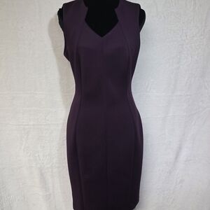 Calvin Klein Collection Deep Purple Mini Dress